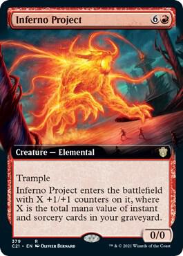 Inferno Project Extended Art 379 (Commander 2021)  | Good Games Adelaide SA