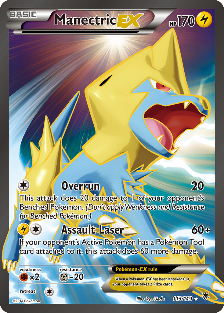 Manectric EX (113/119) [XY: Phantom Forces] | Good Games Adelaide SA