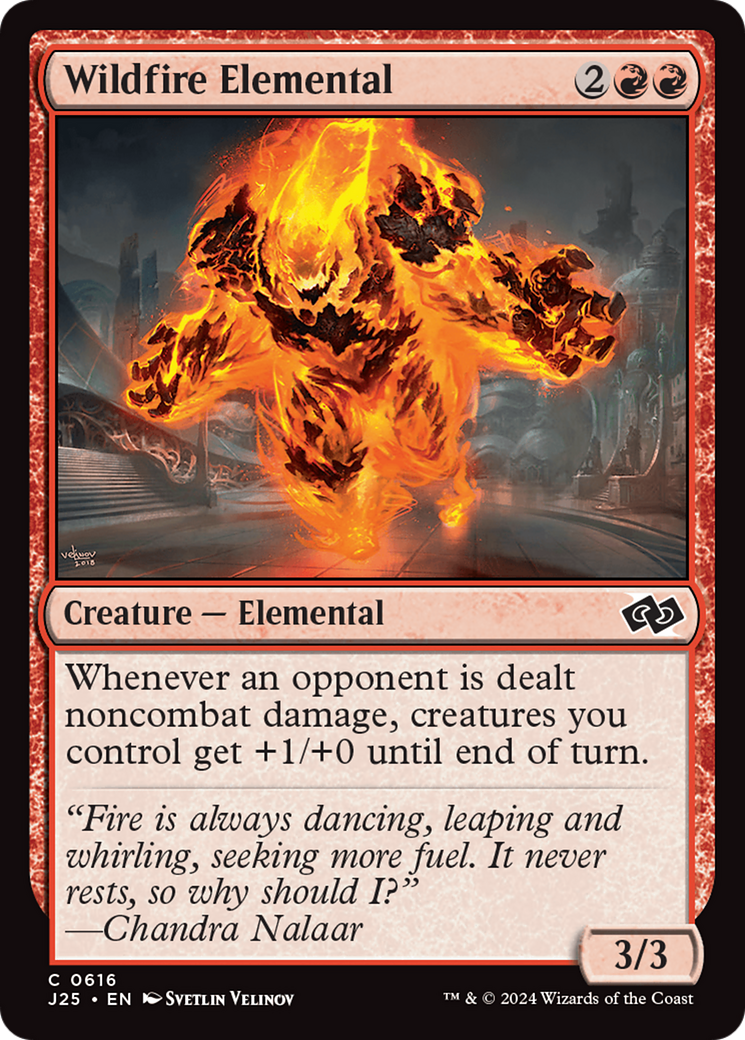 Wildfire Elemental [Foundations Jumpstart] | Good Games Adelaide SA
