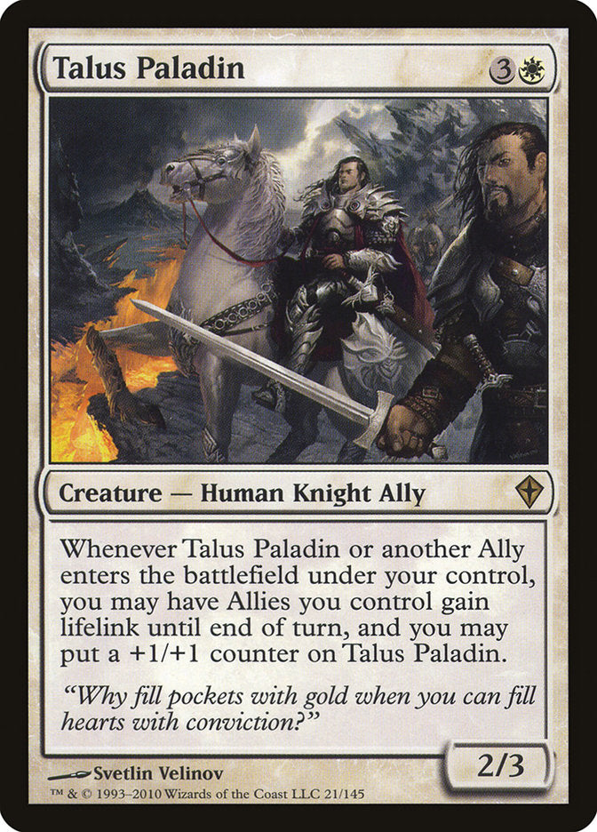 Talus Paladin 21 (Worldwake)  - Foil | Good Games Adelaide SA