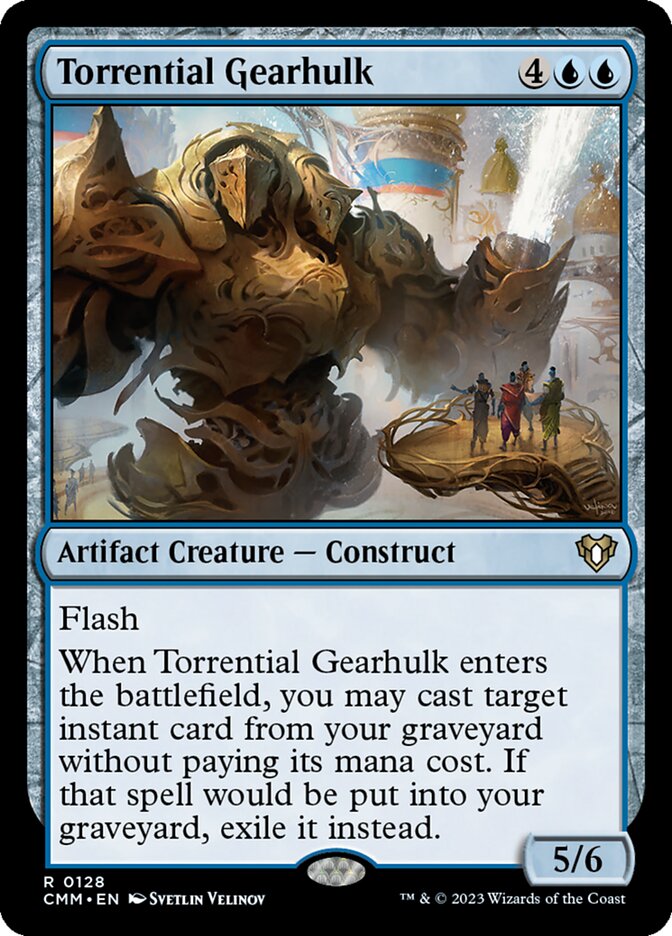 Torrential Gearhulk 128 (Commander Masters)  - Foil | Good Games Adelaide SA