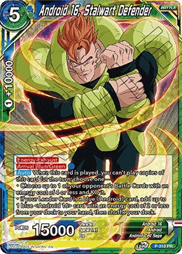 Android 16, Stalwart Defender (P-310) [Tournament Promotion Cards] | Good Games Adelaide SA
