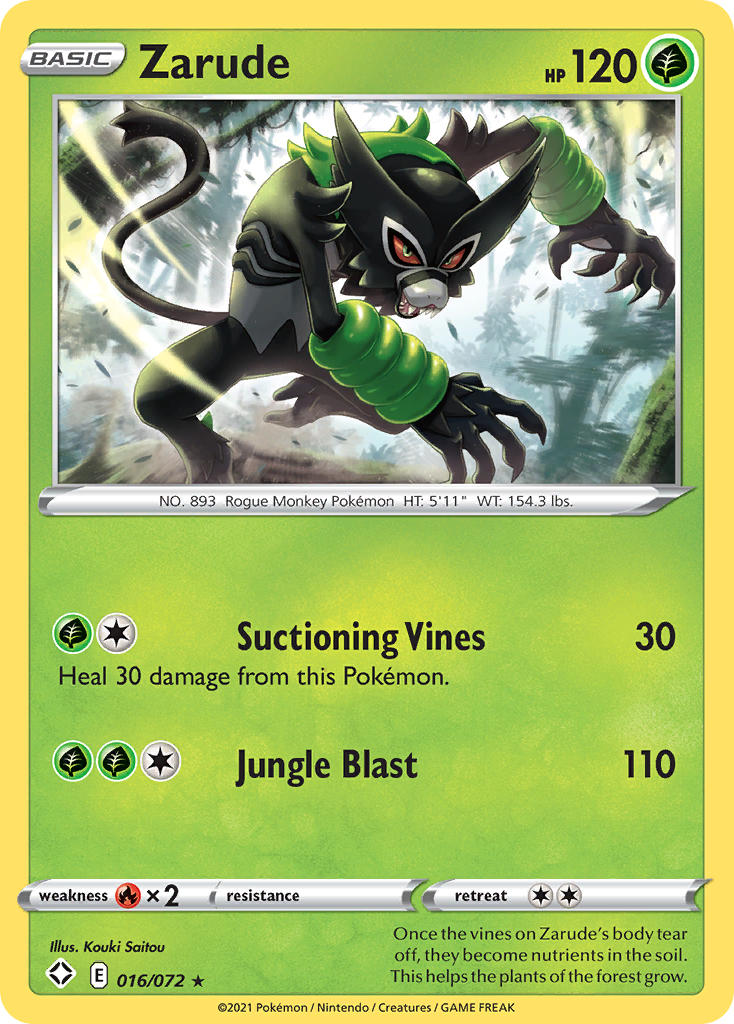 Zarude (016/072) [Sword & Shield: Shining Fates] | Good Games Adelaide SA