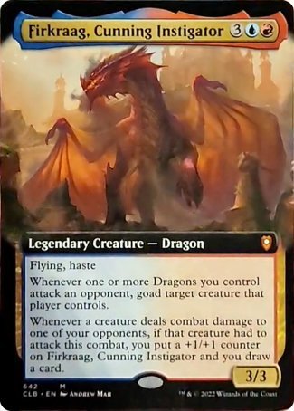 Firkraag, Cunning Instigator (Extended Art) [Commander Legends: Battle for Baldur's Gate] | Good Games Adelaide SA