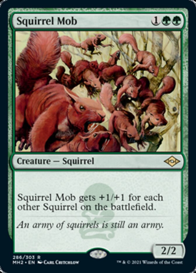 Squirrel Mob (Etched Foil) [Modern Horizons 2] | Good Games Adelaide SA