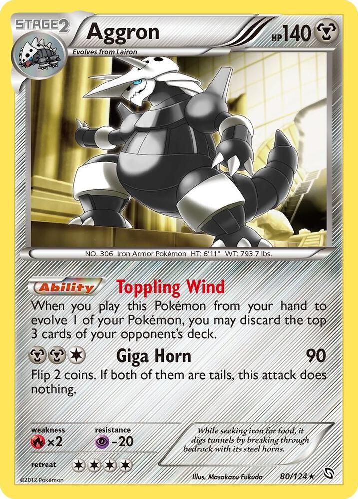 Aggron 80/124 (Dragons Exalted)  - Holofoil | Good Games Adelaide SA