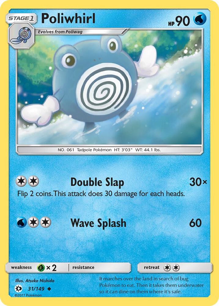 Poliwhirl 31/149 (SM Base Set)  | Good Games Adelaide SA