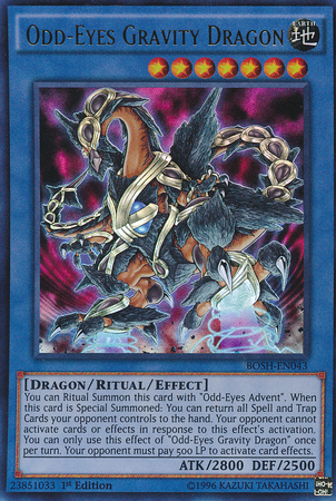 Odd-Eyes Gravity Dragon [BOSH-EN043] Ultra Rare | Good Games Adelaide SA