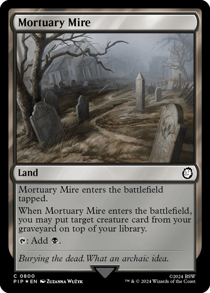 Mortuary Mire 800 (Universes Beyond: Fallout)  - Foil | Good Games Adelaide SA