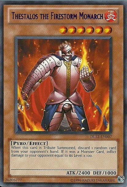 Thestalos the Firestorm Monarch (Purple) [DL12-EN007] Rare | Good Games Adelaide SA