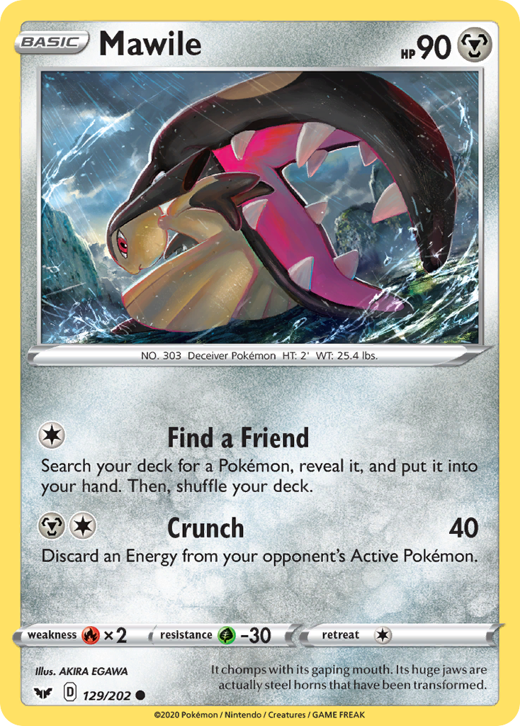 Mawile (129/202) [Sword & Shield: Base Set] | Good Games Adelaide SA