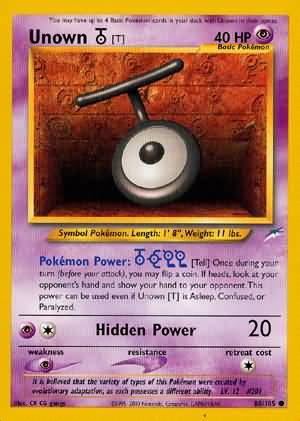 Unown [T] (88/105) [Neo Destiny Unlimited] | Good Games Adelaide SA