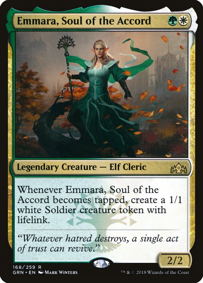 Emmara, Soul of the Accord 168 (Guilds of Ravnica)  - Foil | Good Games Adelaide SA