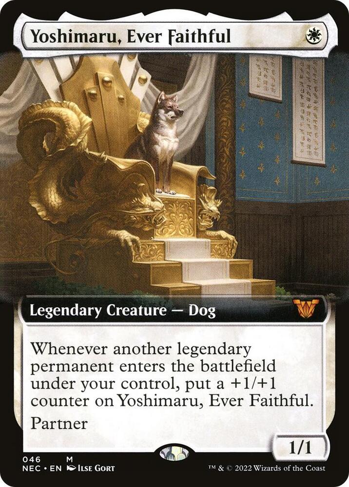 Yoshimaru, Ever Faithful 46 (Commander: Kamigawa: Neon Dynasty)  - Extended Art | Good Games Adelaide SA