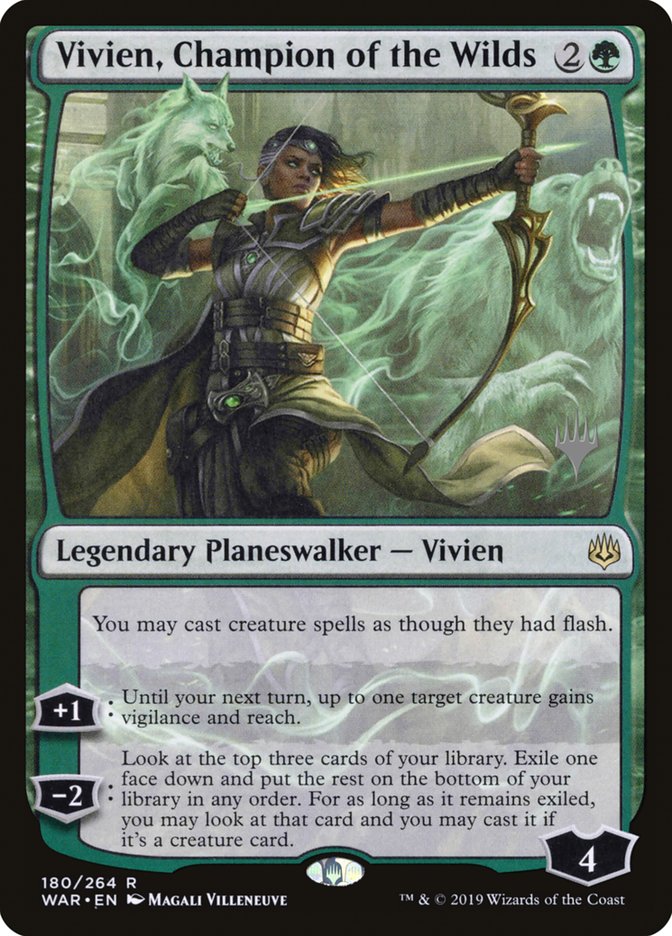 Vivien, Champion of the Wilds [Promo Pack: Throne of Eldraine] | Good Games Adelaide SA