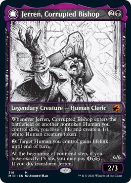 Jerren Corrupted Bishop Showcase 316 (Innistrad: Midnight Hunt)  | Good Games Adelaide SA