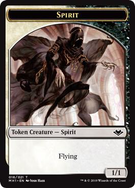 Spirit Token 16 (Modern Horizons)  - Foil | Good Games Adelaide SA