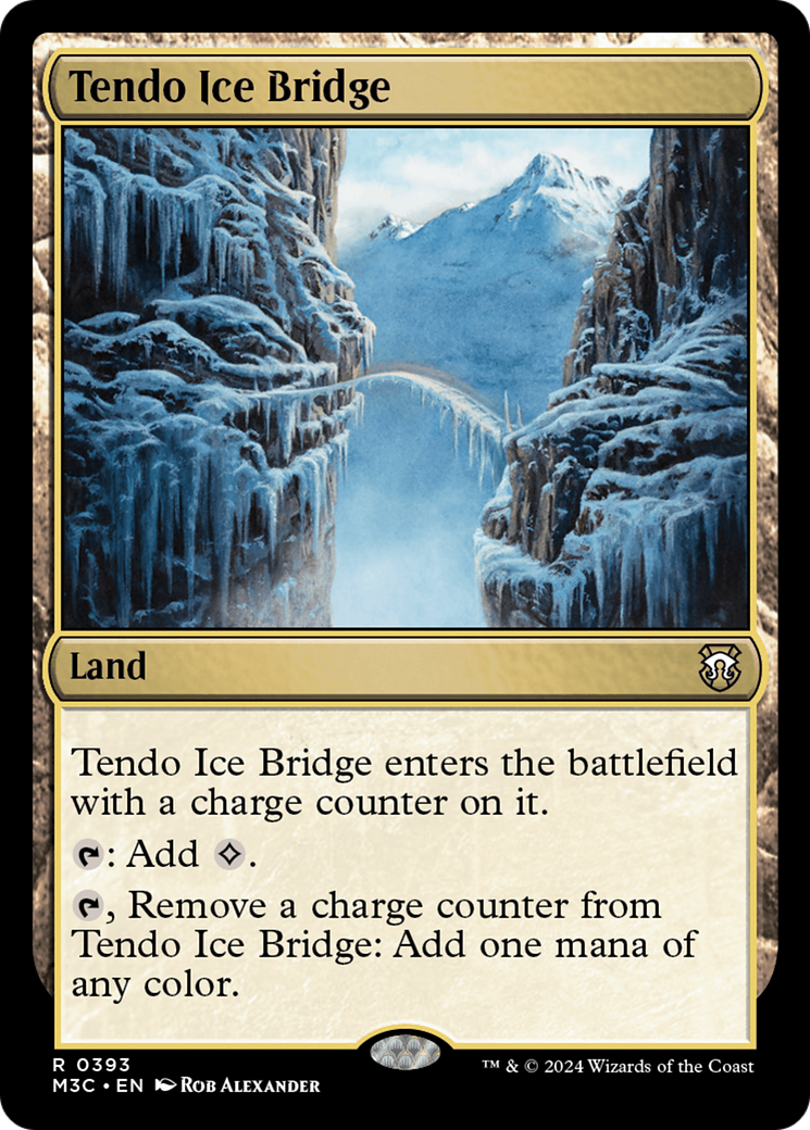 Tendo Ice Bridge (Ripple Foil) [Modern Horizons 3 Commander] | Good Games Adelaide SA