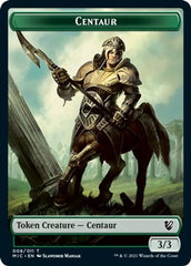 Centaur // Wolf Double-sided Token [Innistrad: Midnight Hunt Commander] | Good Games Adelaide SA
