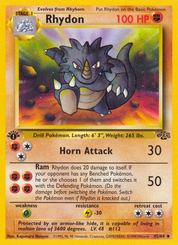 Rhydon (45/64) [Jungle 1st Edition] | Good Games Adelaide SA