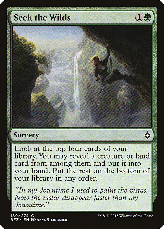 Seek the Wilds [Battle for Zendikar] | Good Games Adelaide SA