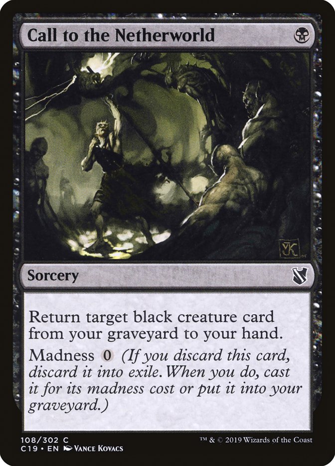 Call to the Netherworld 108 (Commander 2019)  | Good Games Adelaide SA