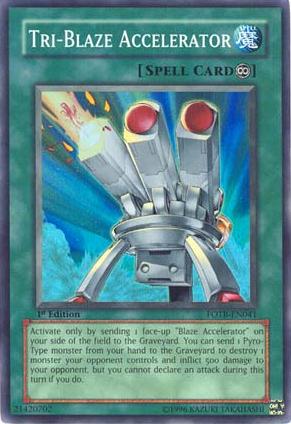 Tri-Blaze Accelerator [FOTB-EN041] Super Rare | Good Games Adelaide SA