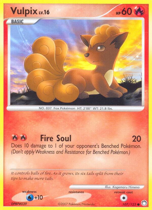 Vulpix 107/123 (Mysterious Treasures)  | Good Games Adelaide SA