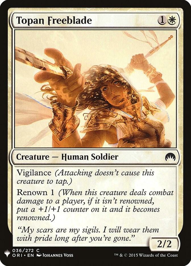 Topan Freeblade 36 (The List Reprints)  | Good Games Adelaide SA