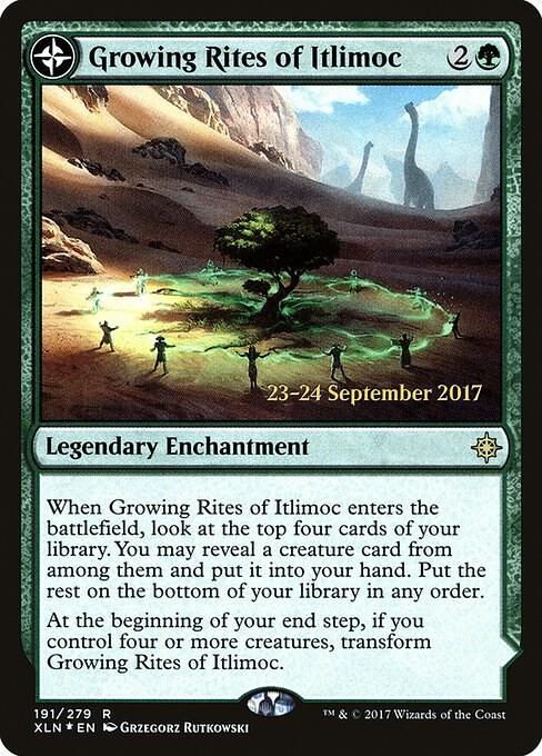 Growing Rites of Itlimoc XLN 191 (Prerelease Cards)  - Foil | Good Games Adelaide SA