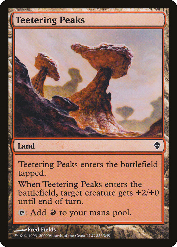 Teetering Peaks [Zendikar] | Good Games Adelaide SA