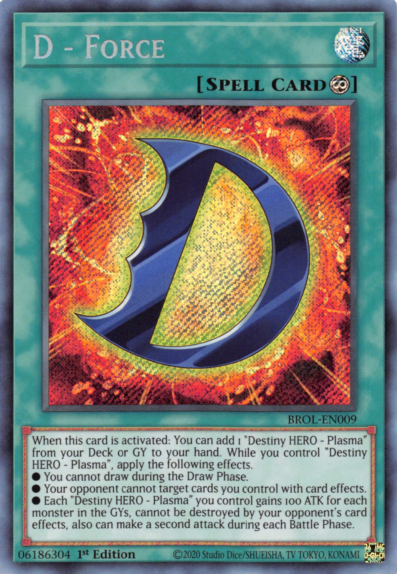 D - Force [BROL-EN009] Secret Rare | Good Games Adelaide SA