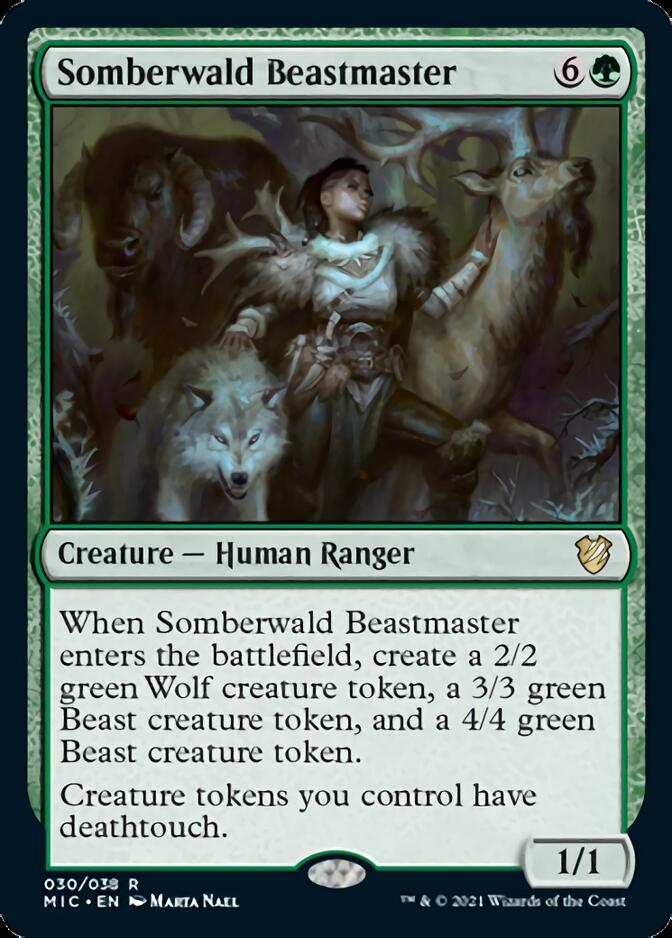 Somberwald Beastmaster [Innistrad: Midnight Hunt Commander] | Good Games Adelaide SA