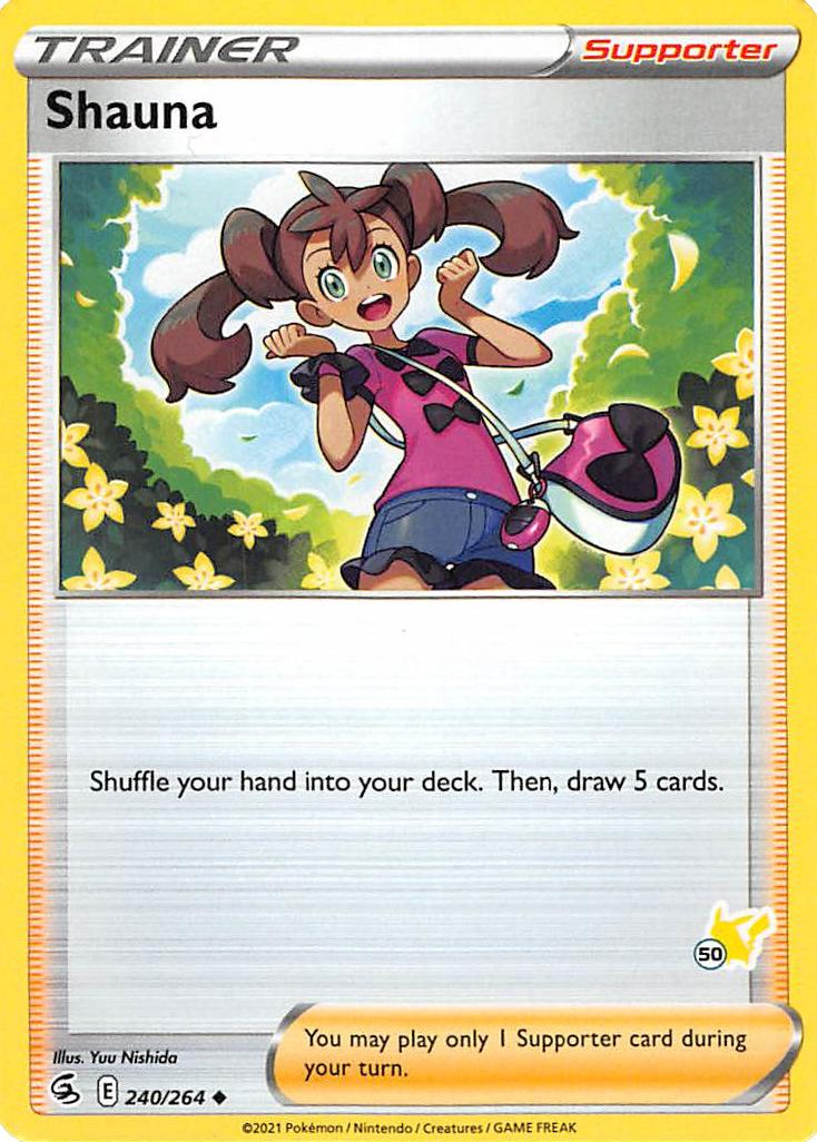 Shauna (240/264) (Pikachu Stamp #50) [Battle Academy 2022] | Good Games Adelaide SA