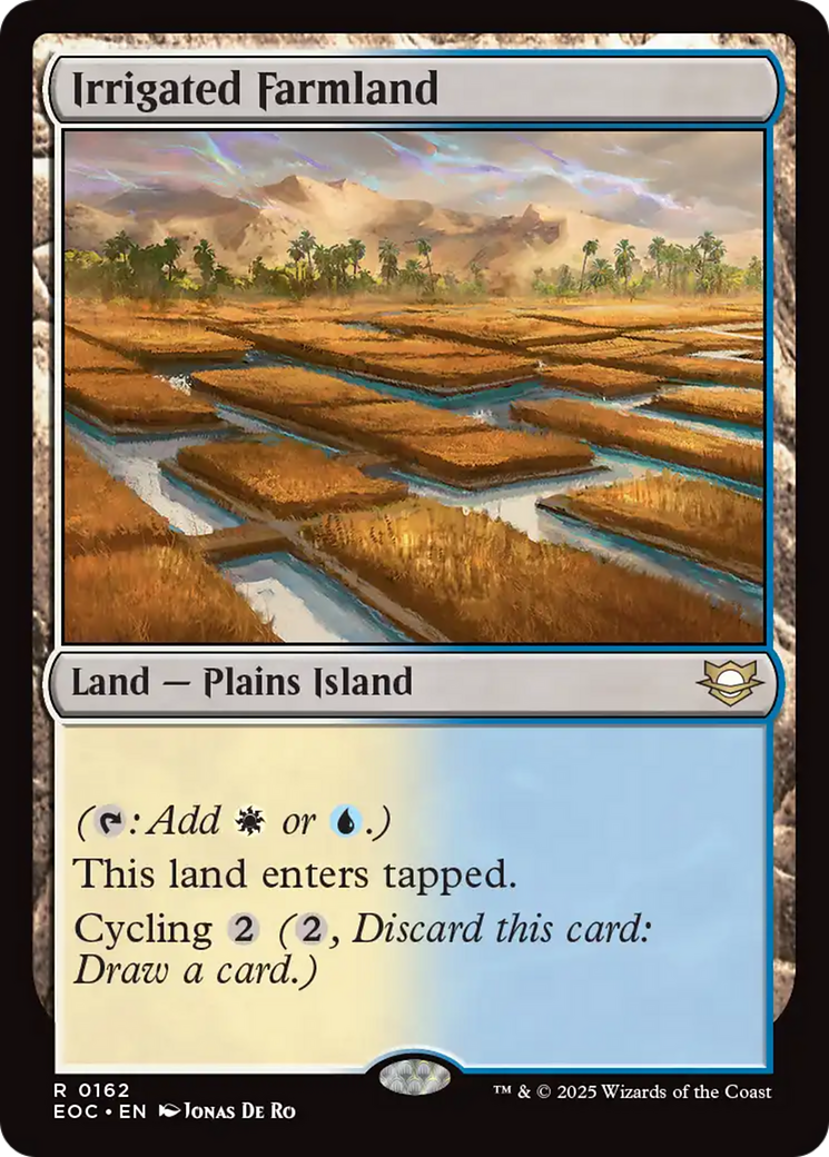 Irrigated Farmland [Edge of Eternities Commander] | Good Games Adelaide SA