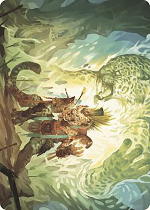 Might of the Ancestors Art Card 2 (Art Series: The Lost Caverns of Ixalan)  | Good Games Adelaide SA