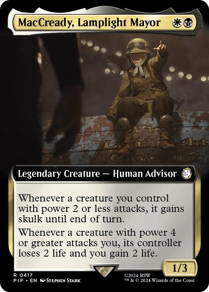 MacCready, Lamplight Mayor 417 (Universes Beyond: Fallout)  - Foil | Good Games Adelaide SA