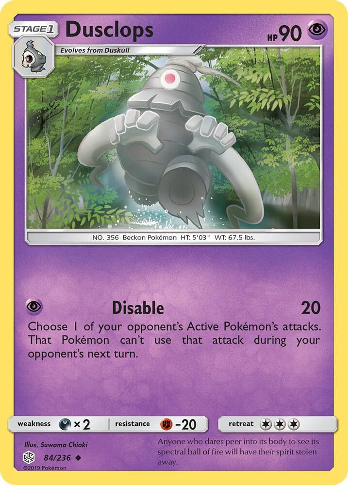 Dusclops 84/236 (SM - Cosmic Eclipse)  | Good Games Adelaide SA