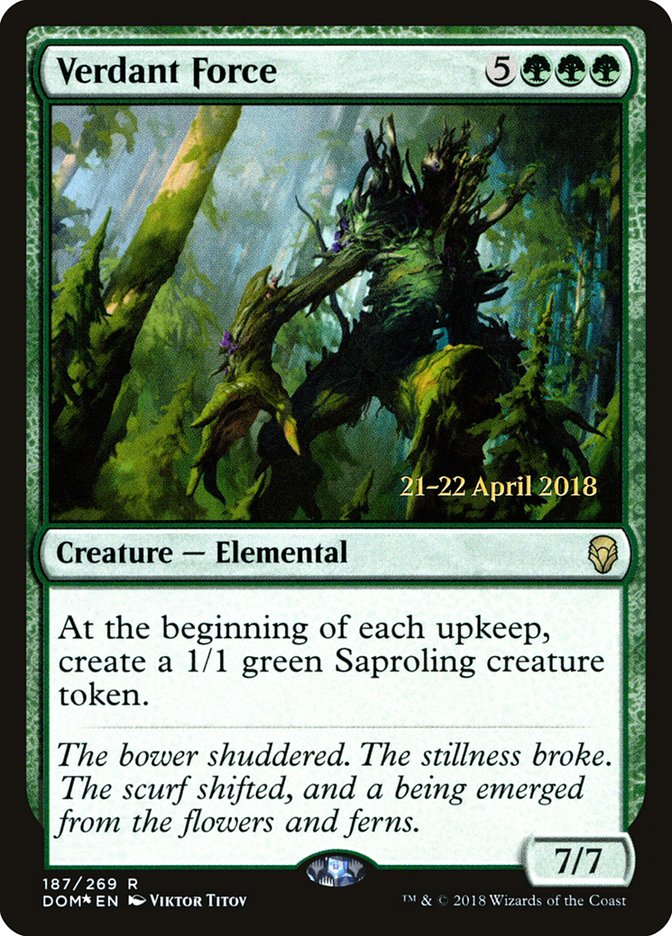 Verdant Force [Dominaria Promos] | Good Games Adelaide SA