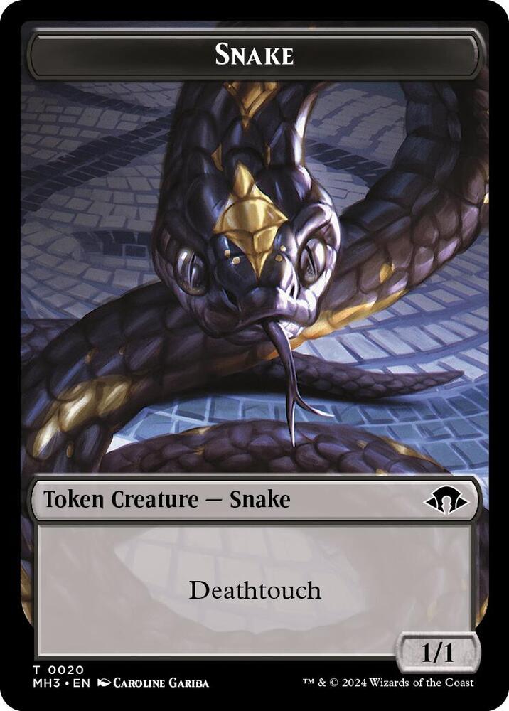 Snake Token 20 (Modern Horizons 3)  | Good Games Adelaide SA