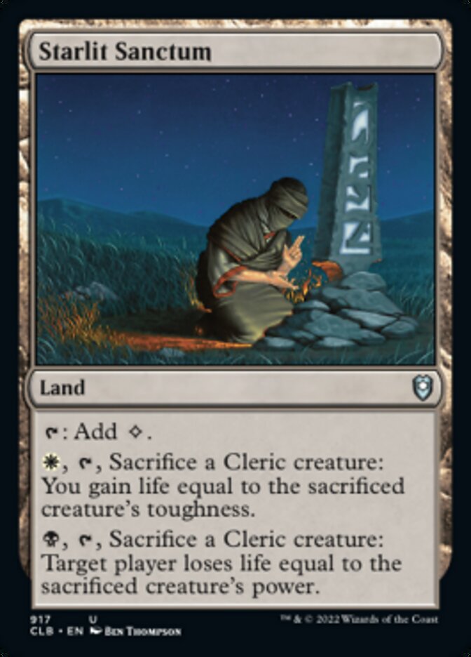 Starlit Sanctum [Commander Legends: Battle for Baldur's Gate] | Good Games Adelaide SA