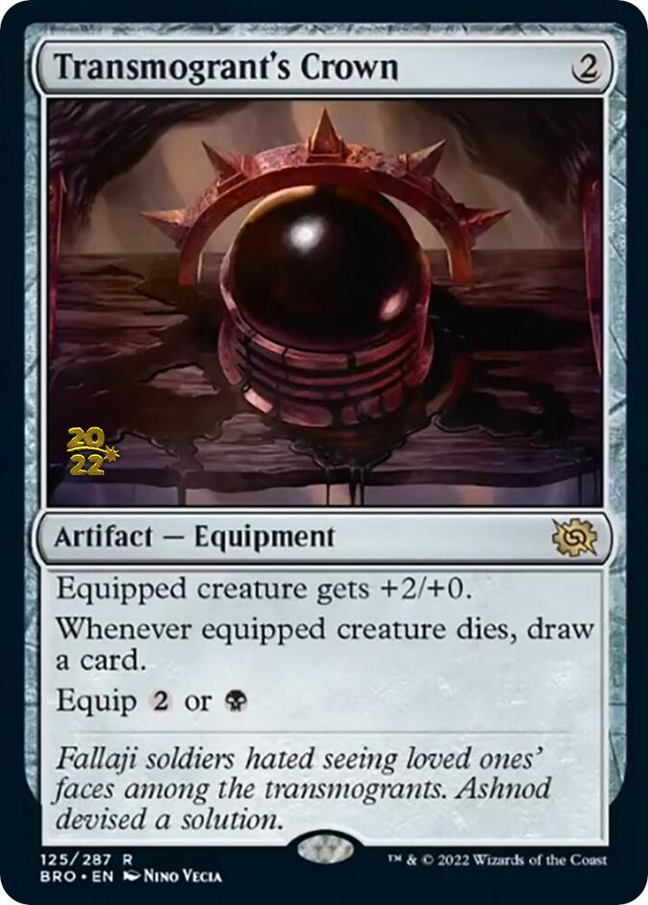Transmogrants Crown 125 (Prerelease Cards)  - Foil | Good Games Adelaide SA