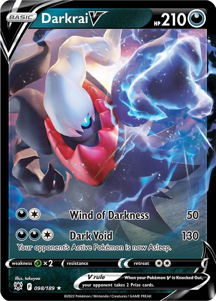Darkrai V (098/189) [Sword & Shield: Astral Radiance] | Good Games Adelaide SA