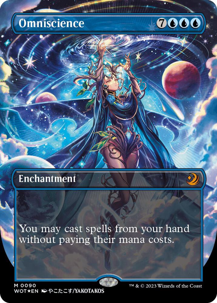 Omniscience 90/0 (Wilds of Eldraine: Enchanting Tales)  - Confetti Foil | Good Games Adelaide SA