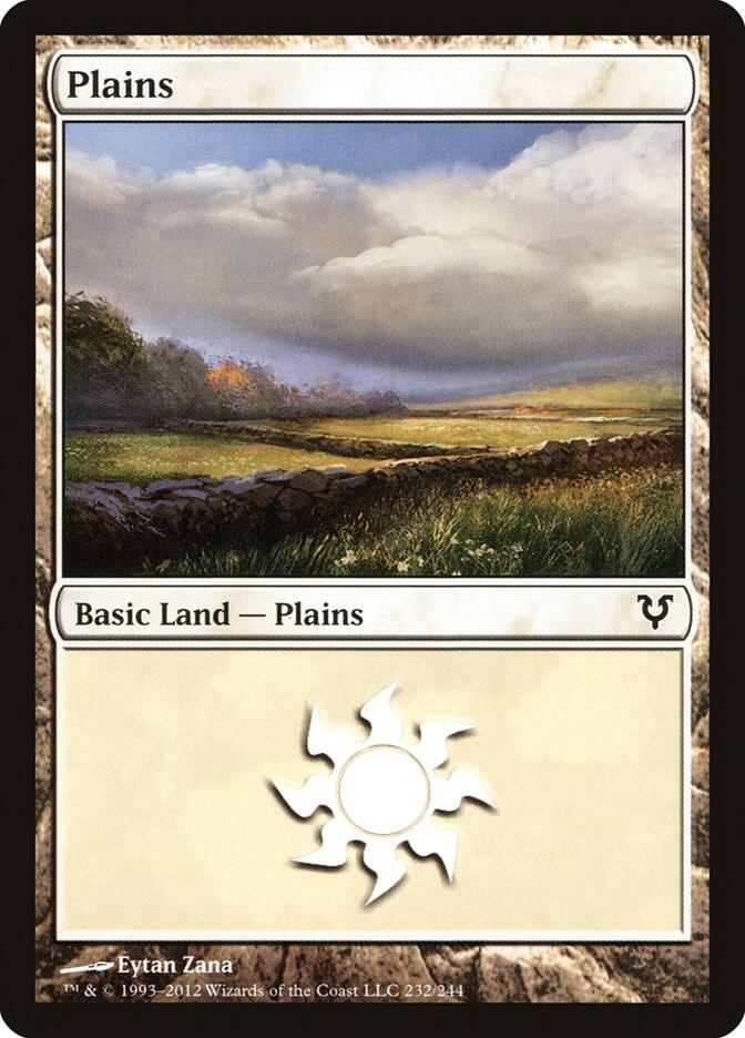 Plains 232 232 (Avacyn Restored)  - Foil | Good Games Adelaide SA