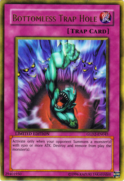 Bottomless Trap Hole [GLD2-EN045] Ultra Rare | Good Games Adelaide SA