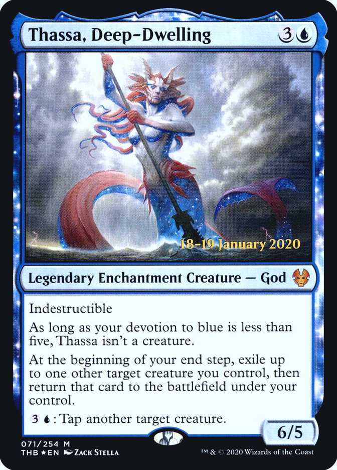 Thassa, Deep-Dwelling [Theros Beyond Death Prerelease Promos] | Good Games Adelaide SA