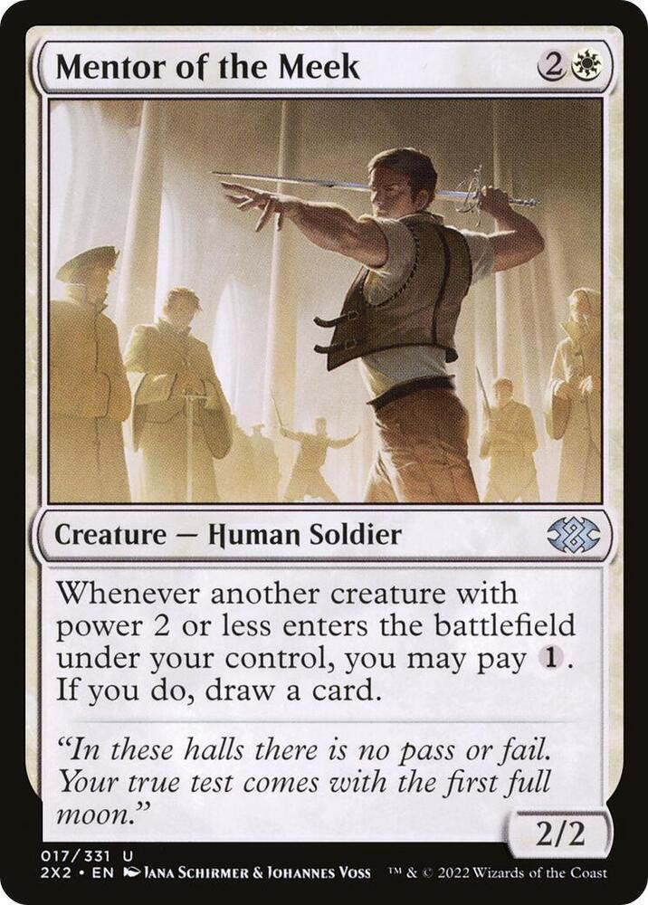 Mentor of the Meek 17 (Double Masters 2022)  - Foil | Good Games Adelaide SA