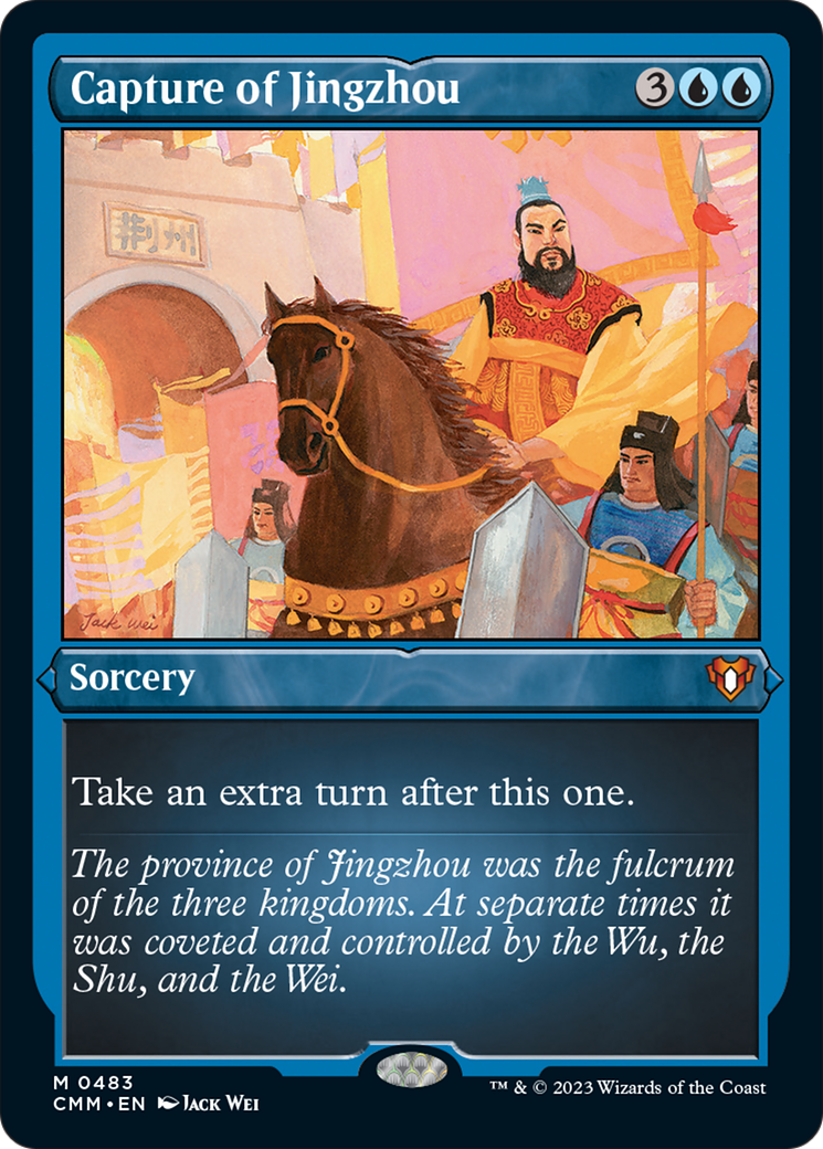 Capture of Jingzhou (Foil Etched) [Commander Masters] | Good Games Adelaide SA