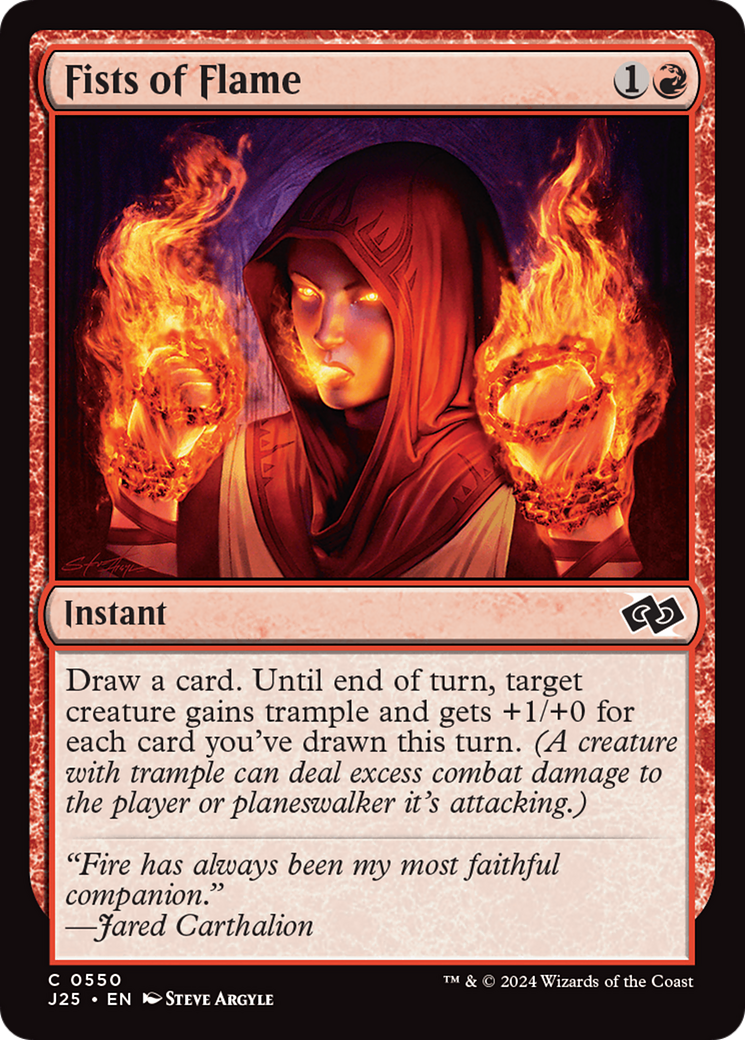 Fists of Flame [Foundations Jumpstart] | Good Games Adelaide SA